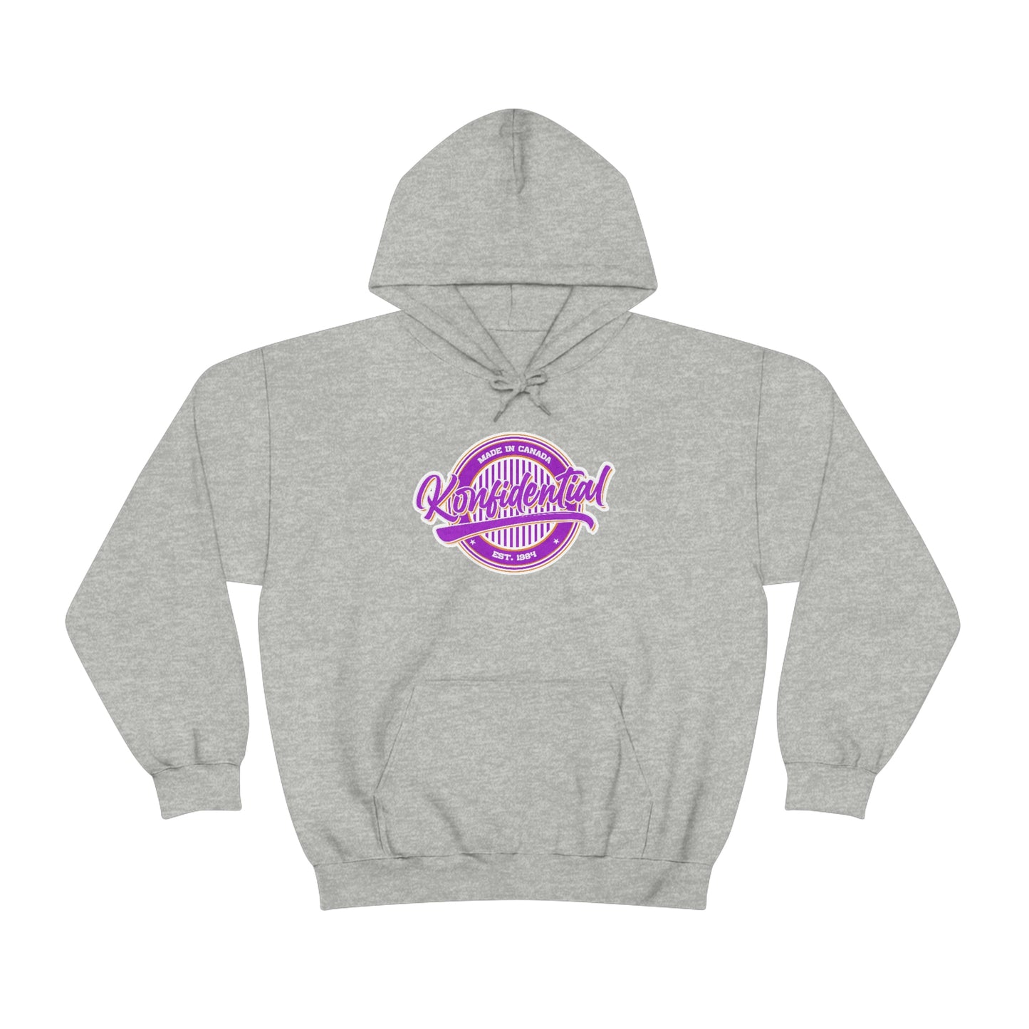 Konfidential Vintage Purple Pullover Hoodie