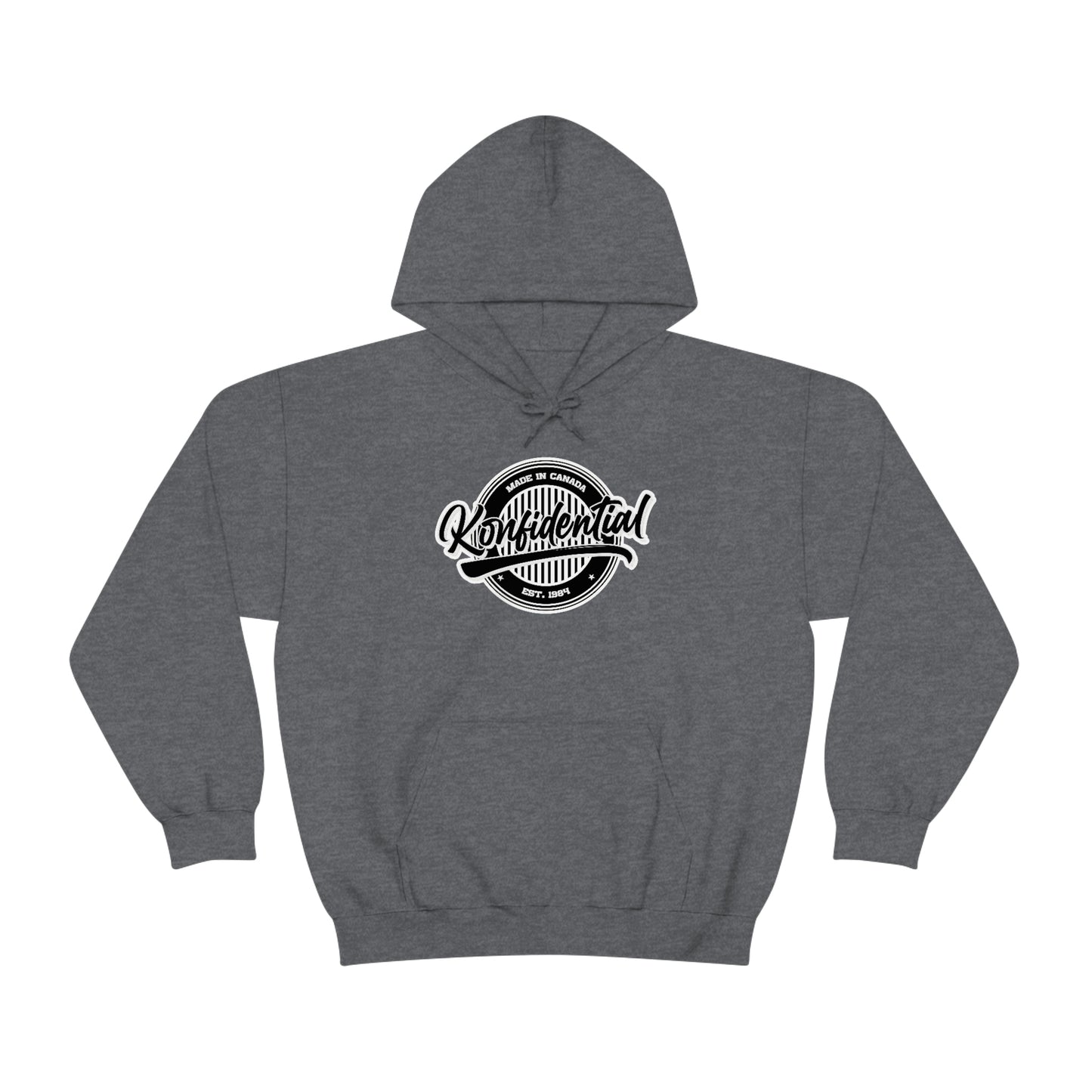 Konfidential Vintage Black Pullover Hoodie