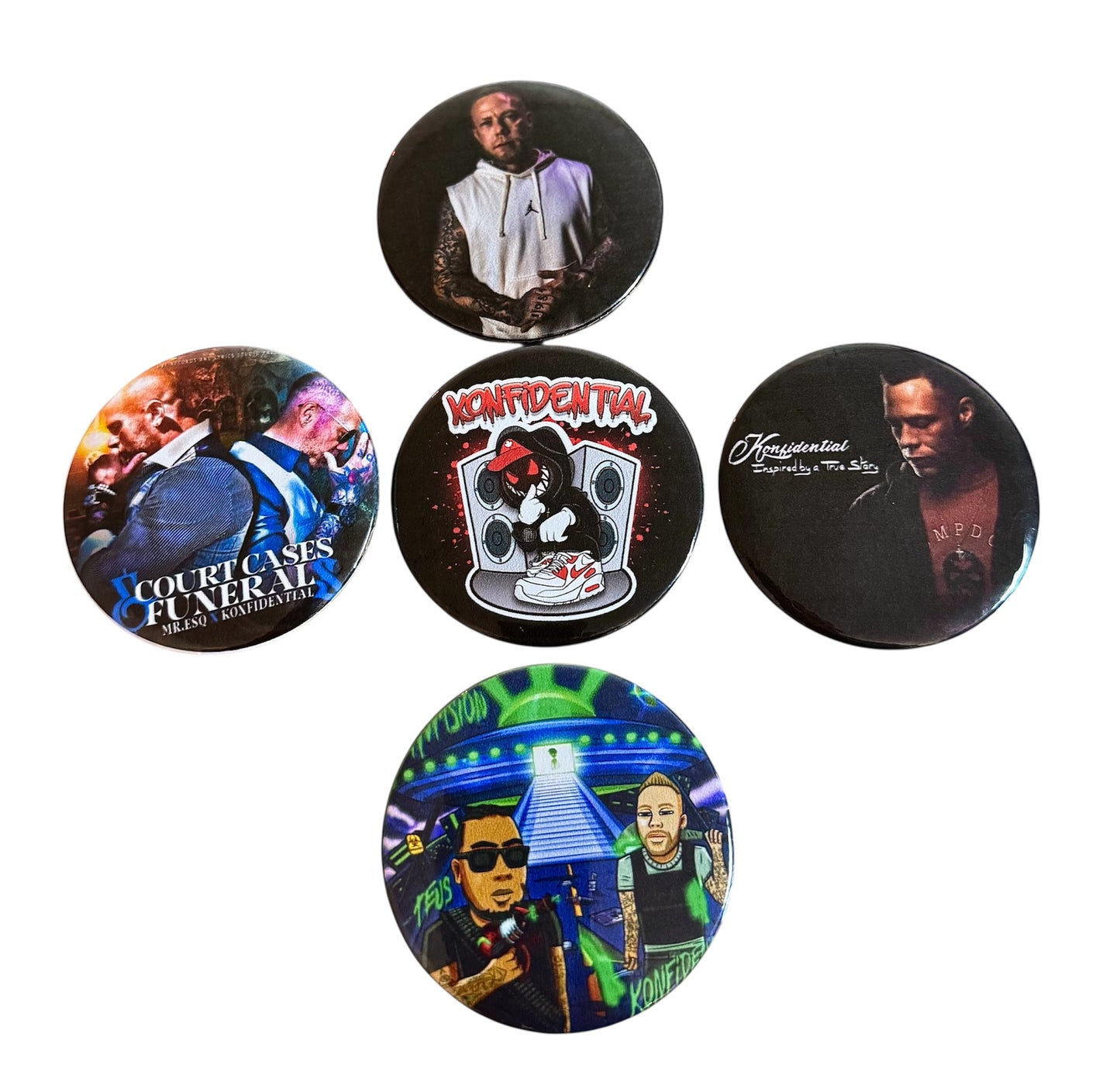 Konfidential Pin Pack