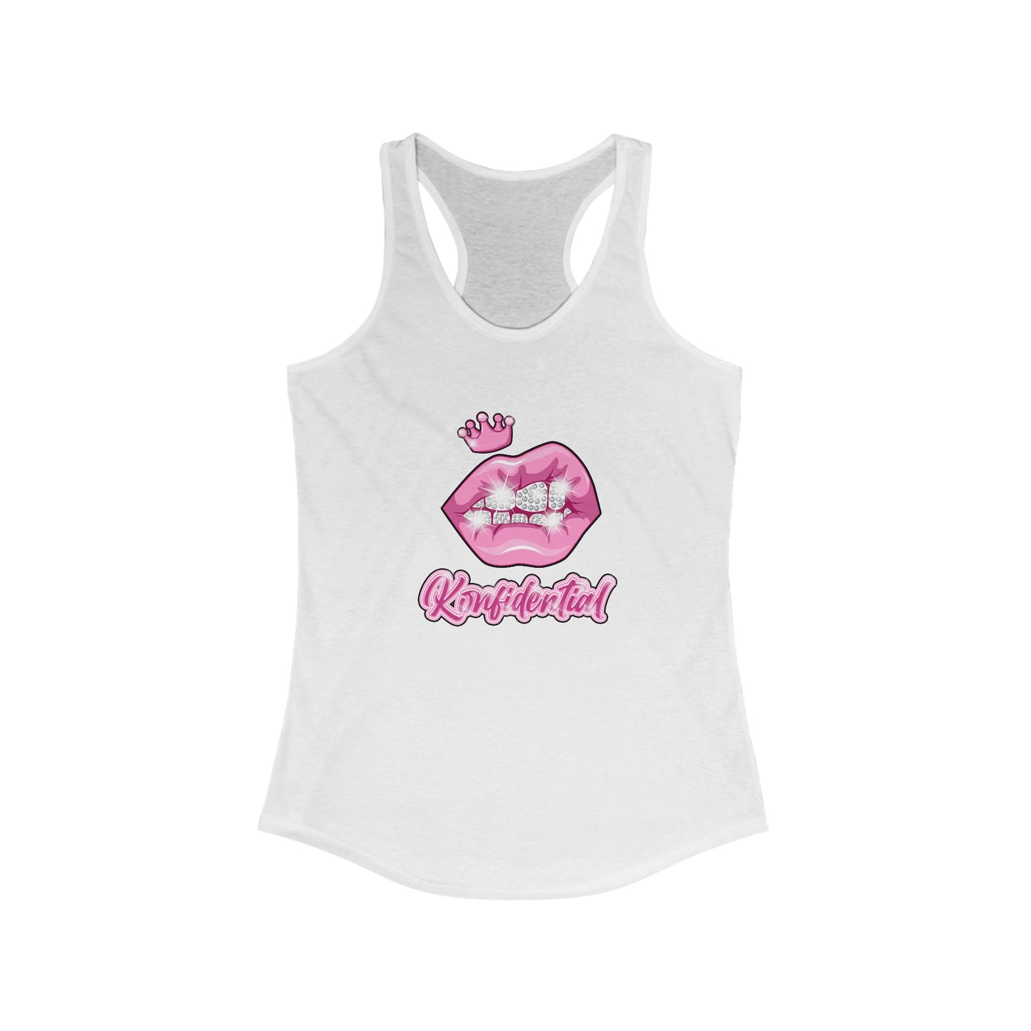 Konfidential Women's Diamond Racerback Tank