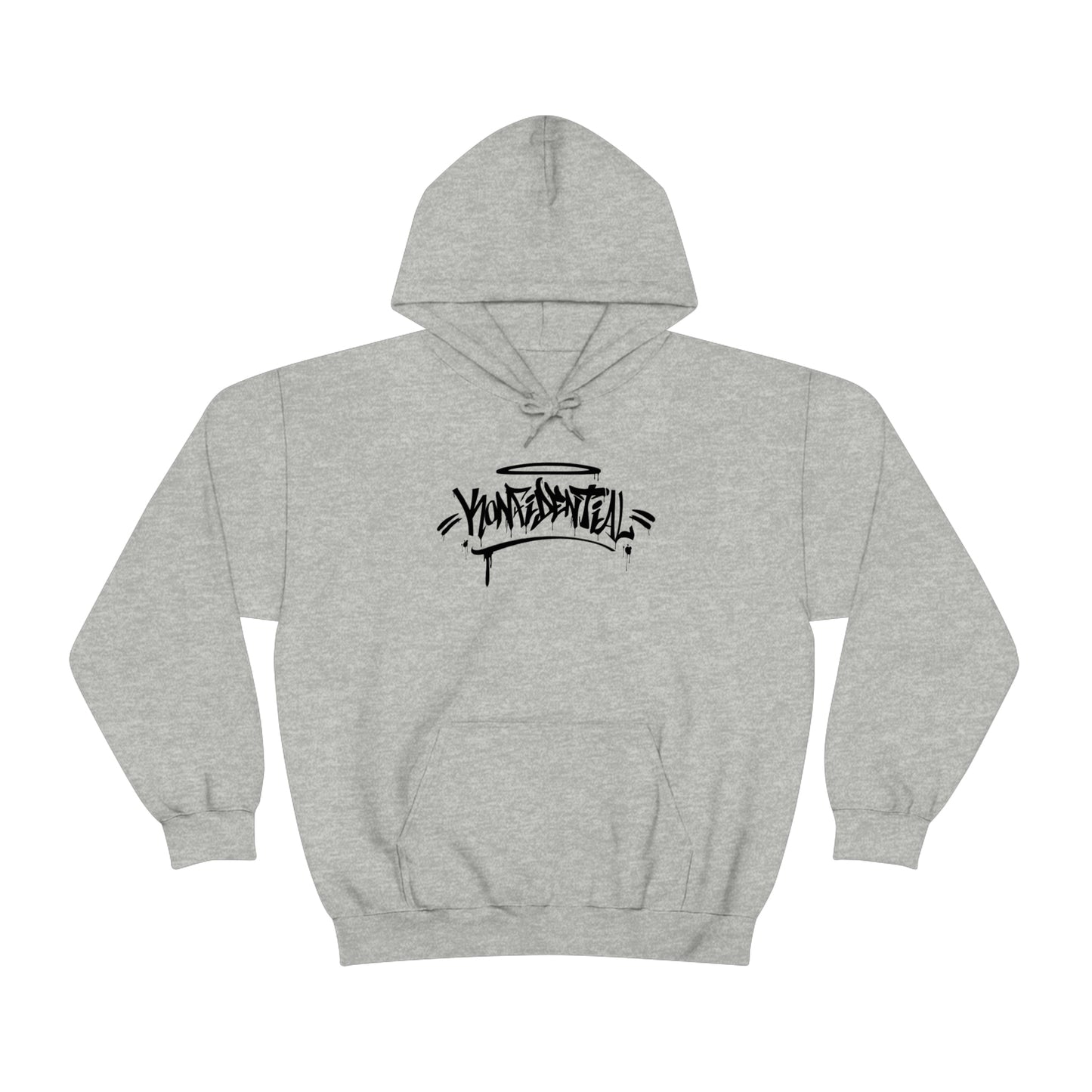 Konfidential Black Spray Tag Pullover