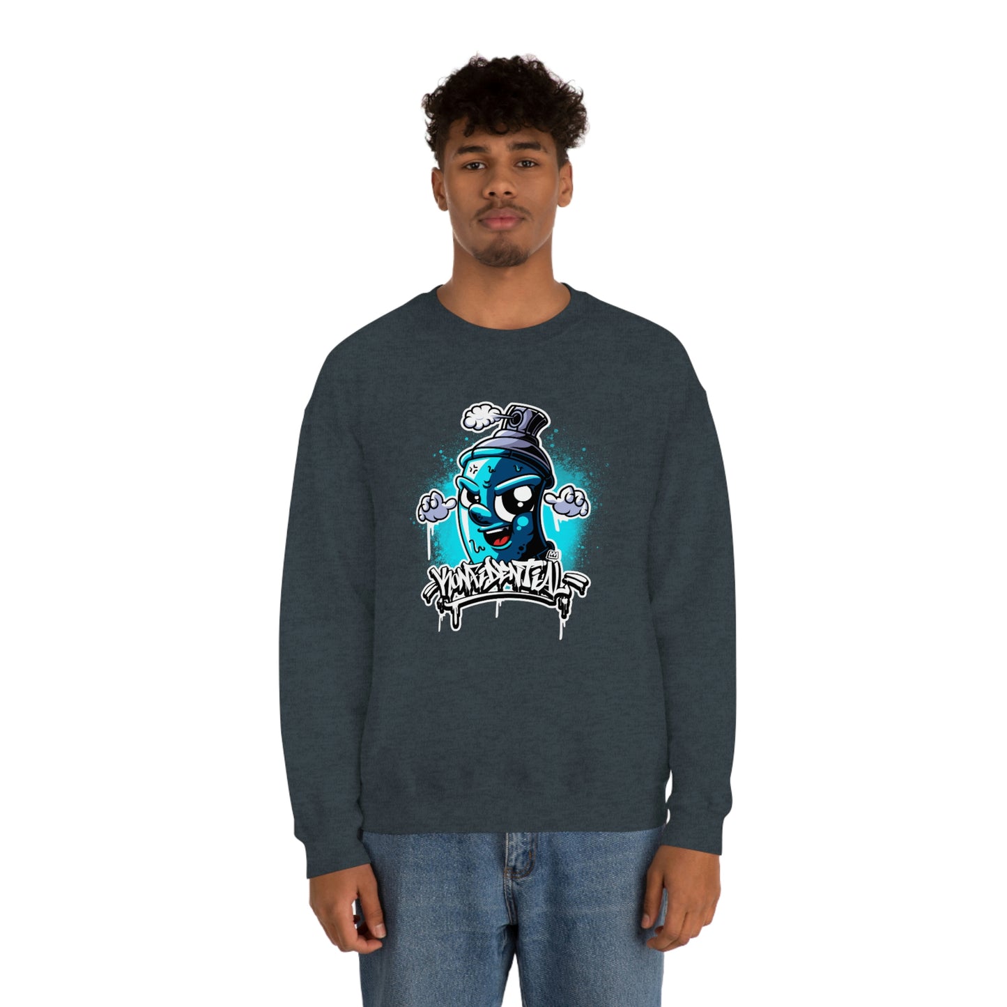 Konfidential Spray Can Crewneck Sweatshirt