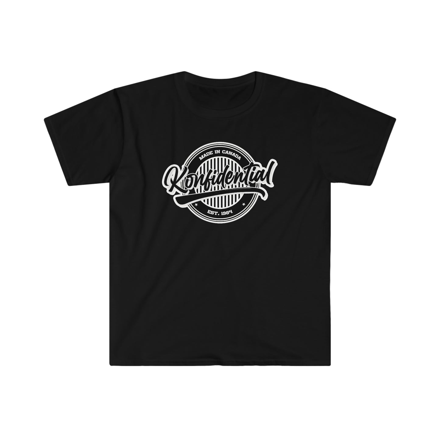 Konfidential Vintage Black Tee