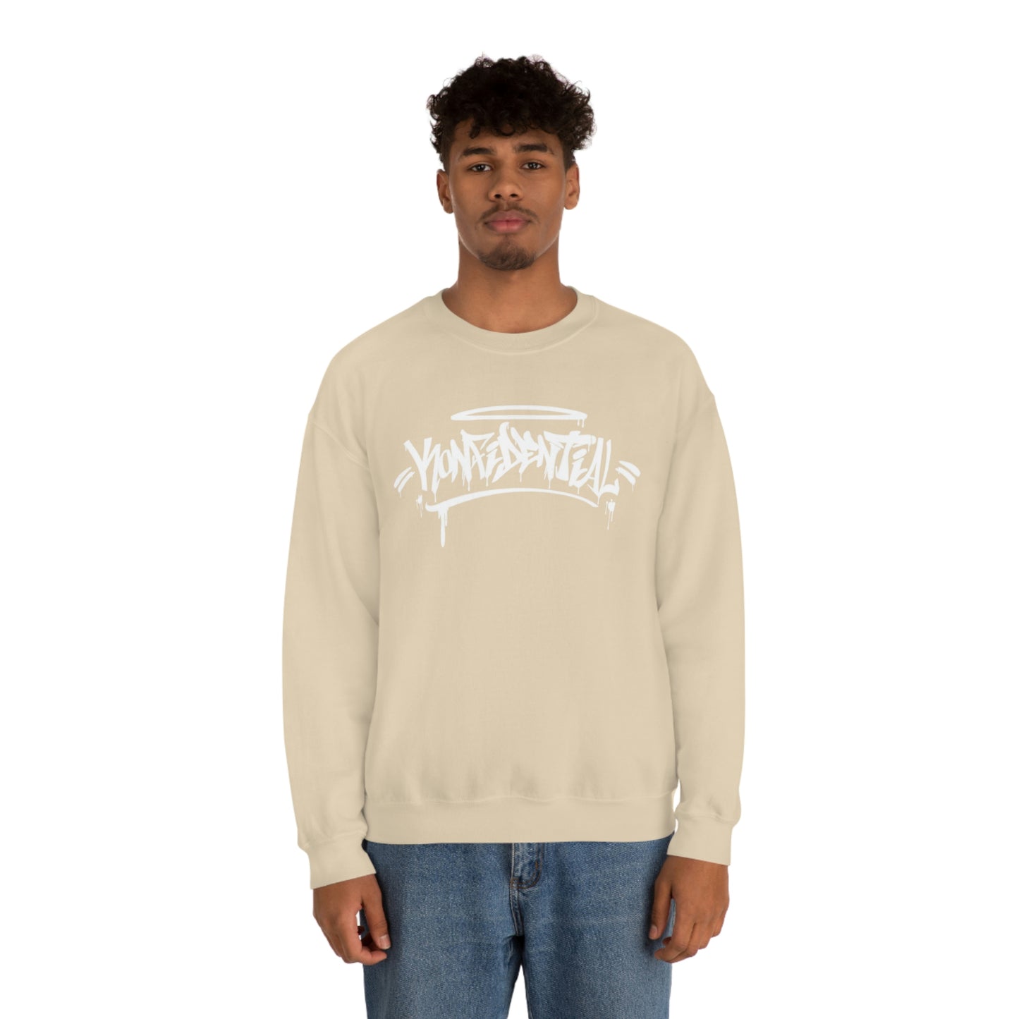 Konfidential Spray Tag Crewneck Sweatshirt