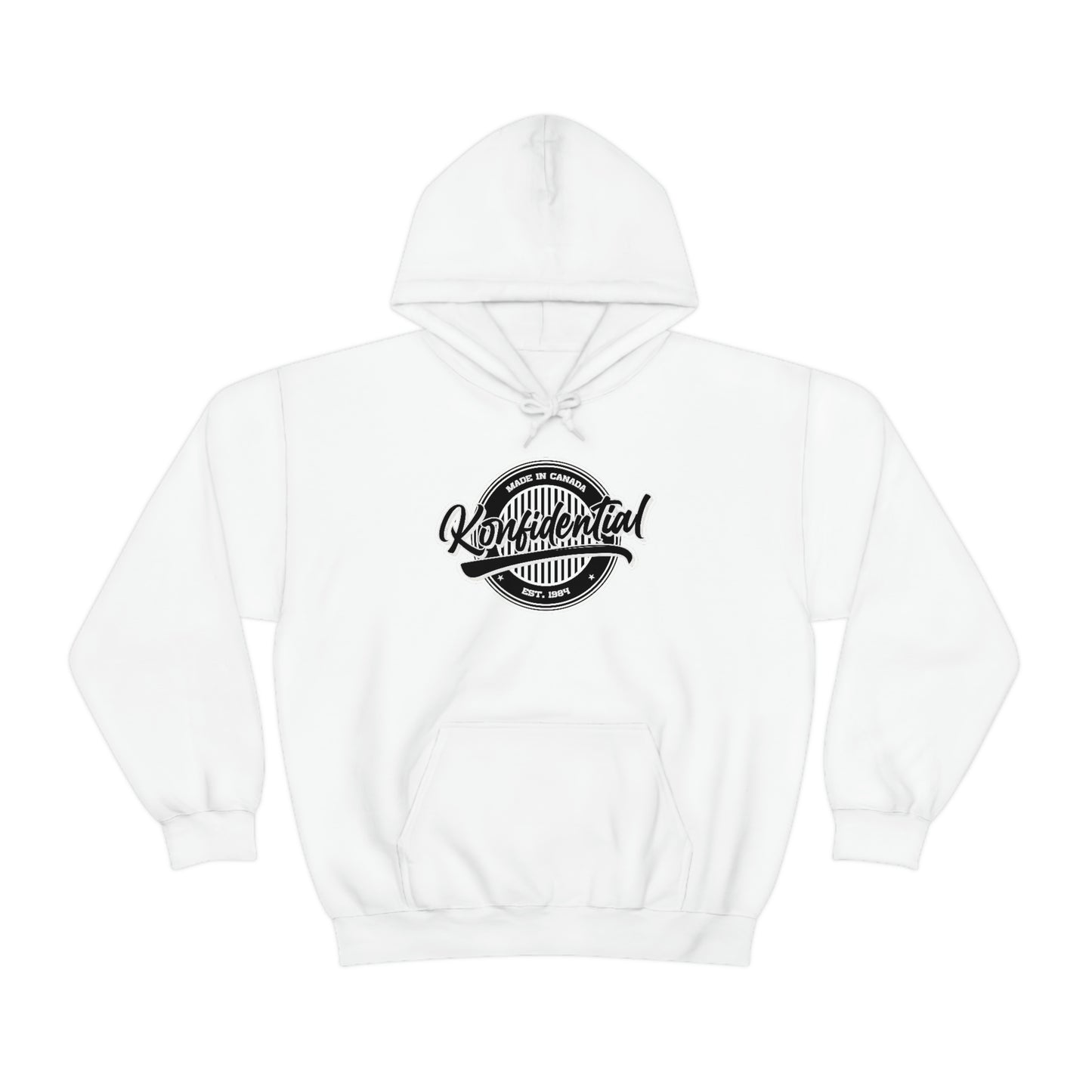 Konfidential Vintage Black Pullover Hoodie