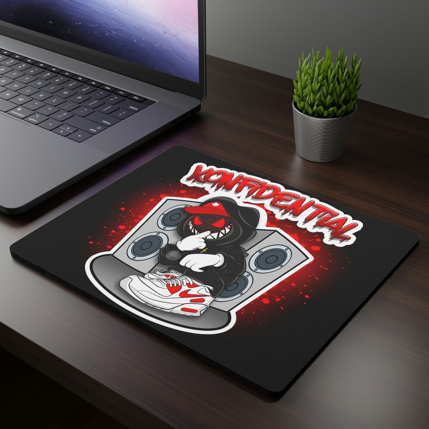 Konfidential Demon Boy Mouse Pad