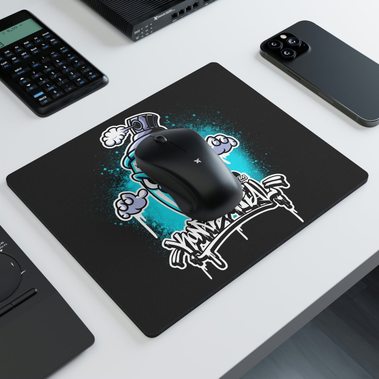 Konfidential Spray Paint Mouse Pad