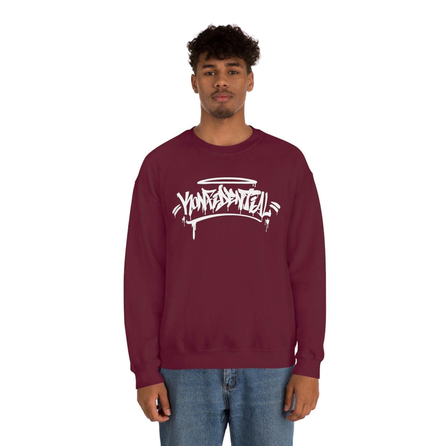 Konfidential Spray Tag Crewneck Sweatshirt