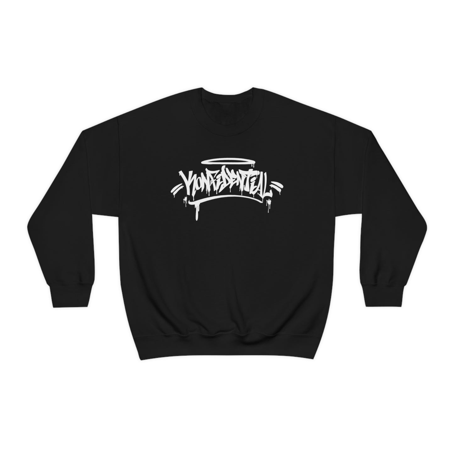 Konfidential Spray Tag Crewneck Sweatshirt