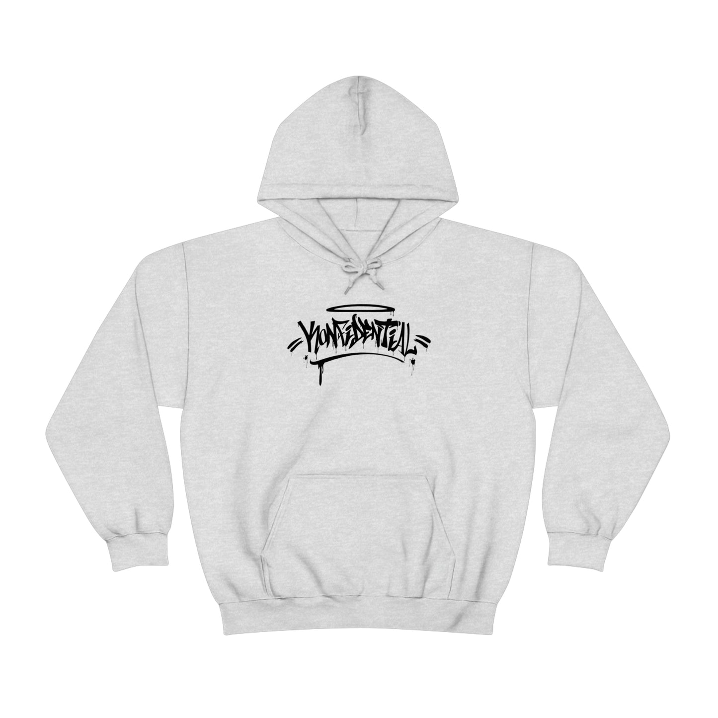 Konfidential Black Spray Tag Pullover