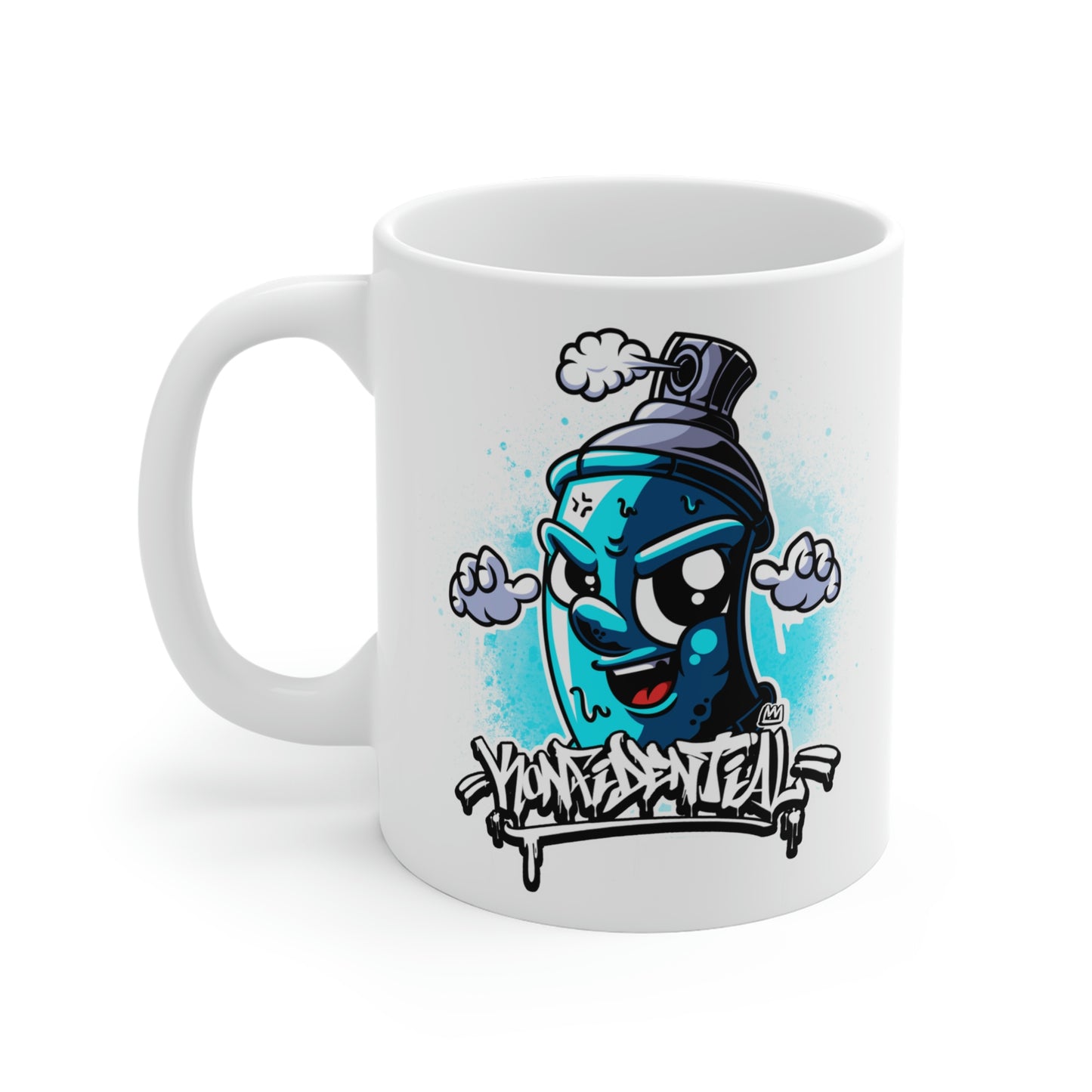 Konfidential Spray Paint Mug