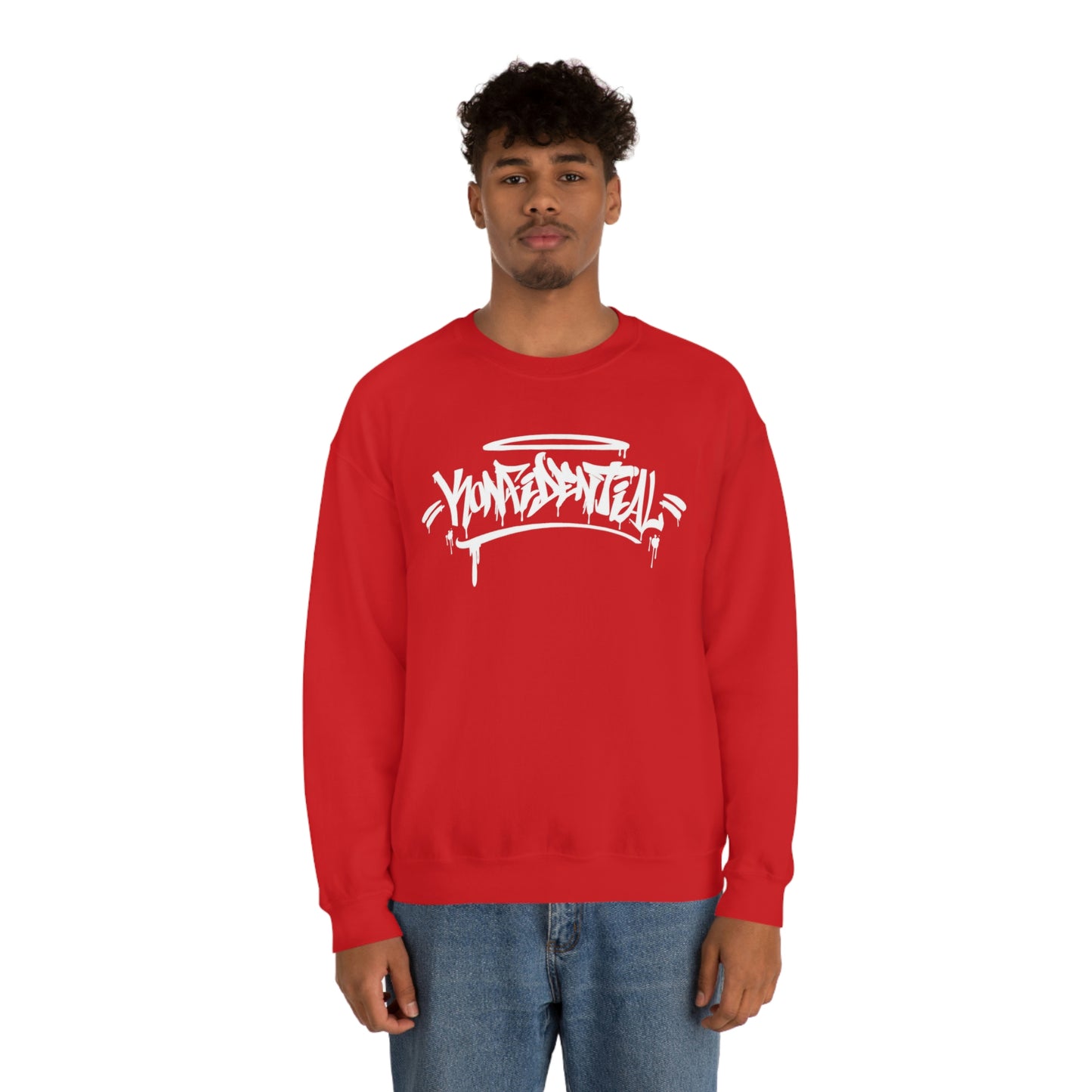 Konfidential Spray Tag Crewneck Sweatshirt