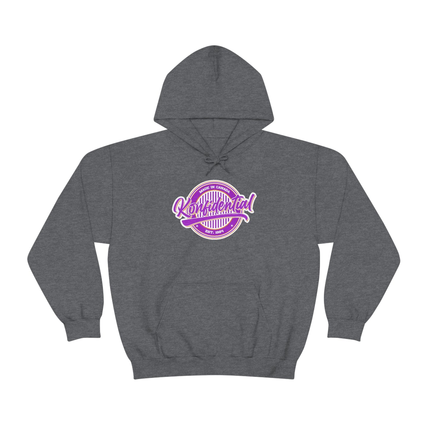 Konfidential Vintage Purple Pullover Hoodie