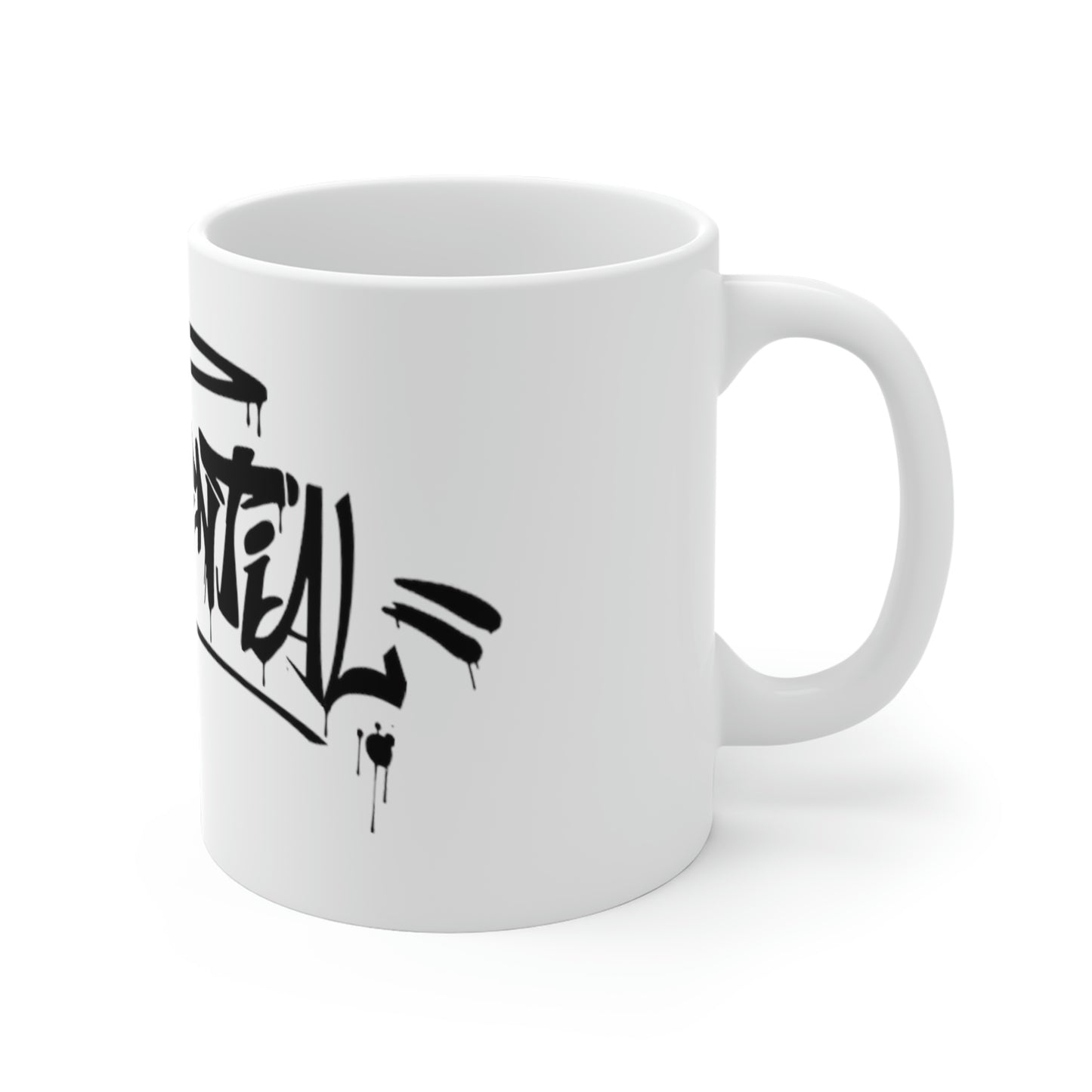 Konfidential Black Tag Mug