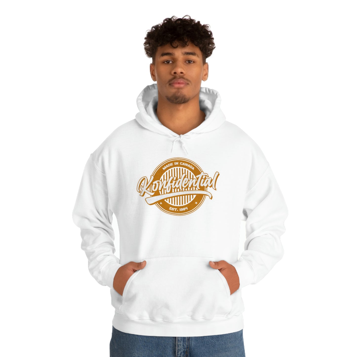 Konfidential Vintage Gold Pullover Hoodie