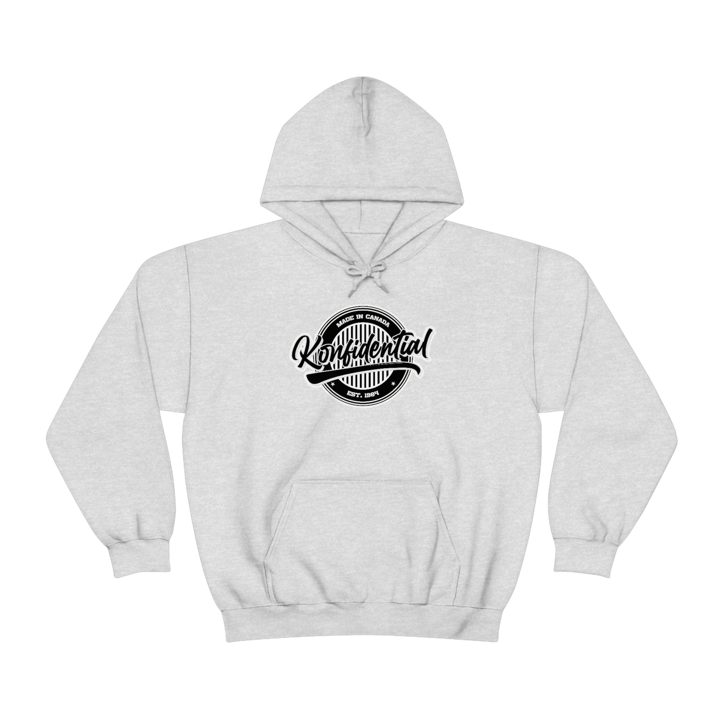 Konfidential Vintage Black Pullover Hoodie