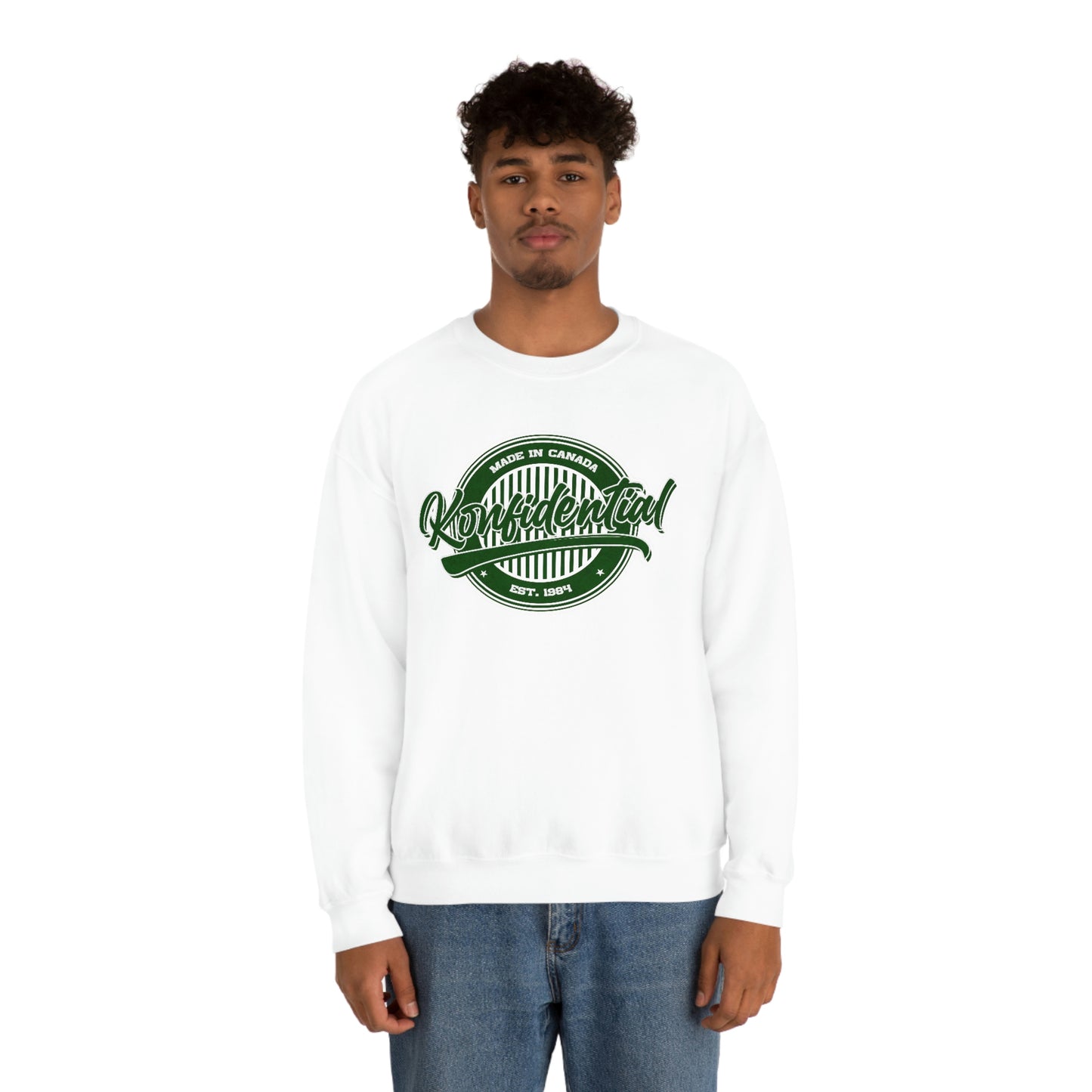 Konfidential Vintage Green Crewneck