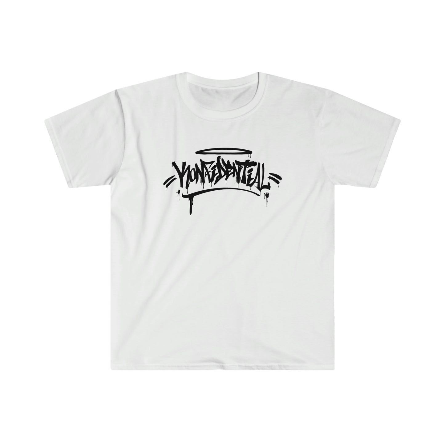 Konfidential Black Spray Tag Tee