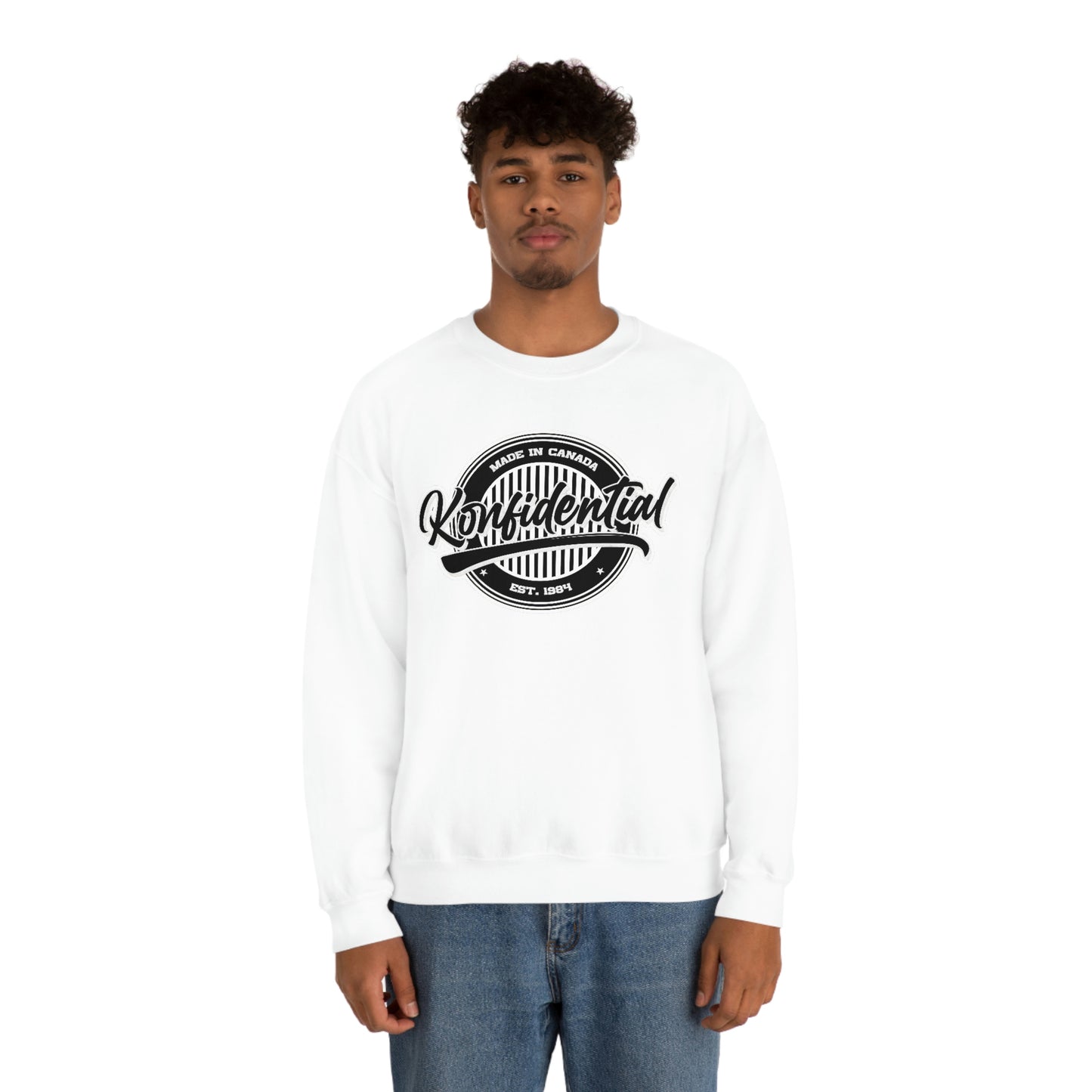 Konfidential Vintage Black Crewneck