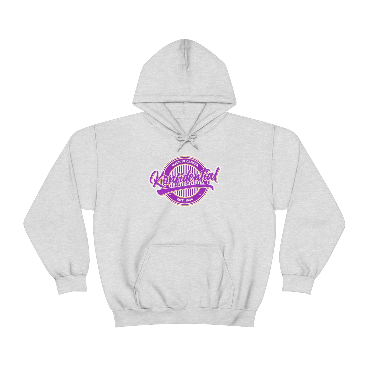 Konfidential Vintage Purple Pullover Hoodie