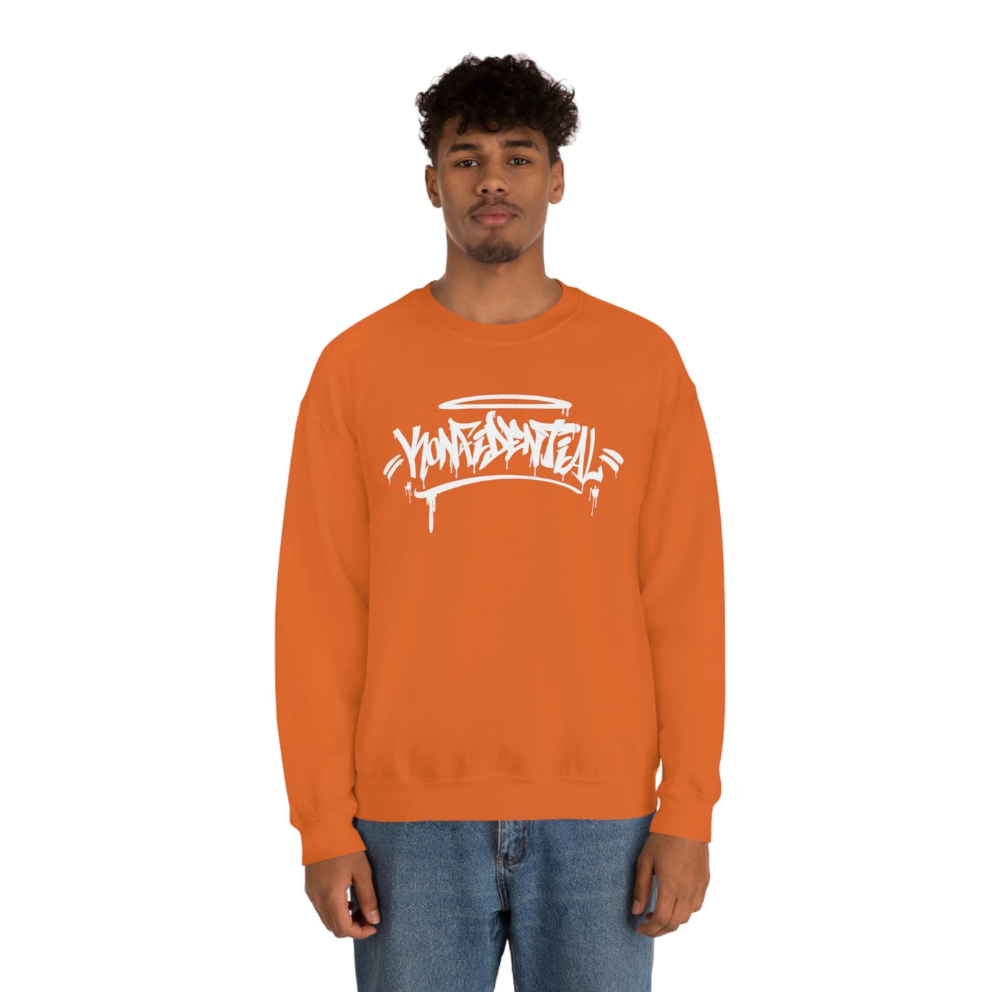 Konfidential Spray Tag Crewneck Sweatshirt