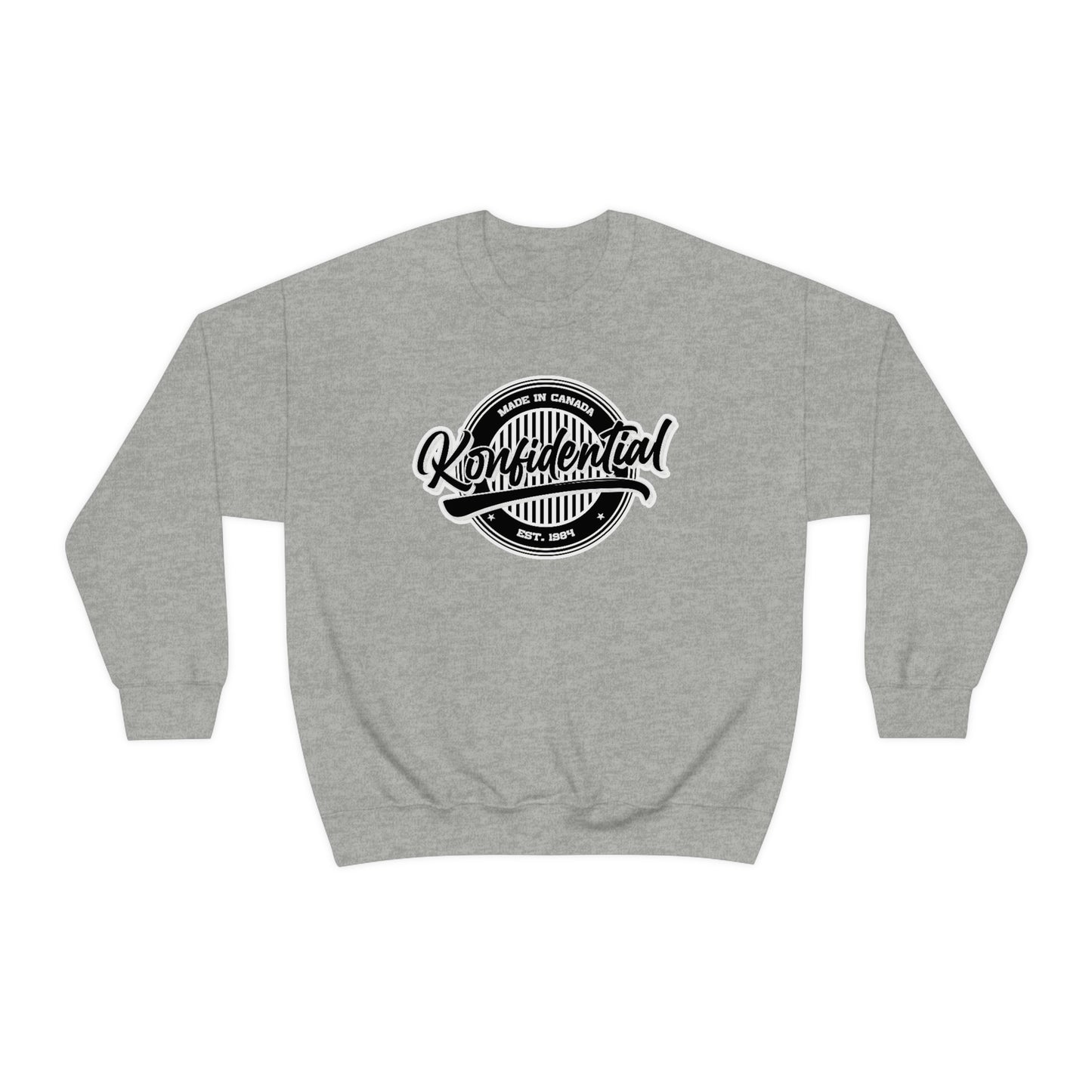 Konfidential Vintage Black Crewneck