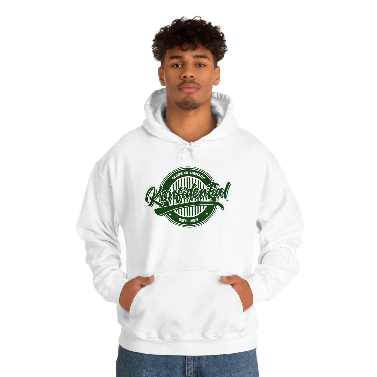 Konfidential Vintage Green Pullover Hoodie