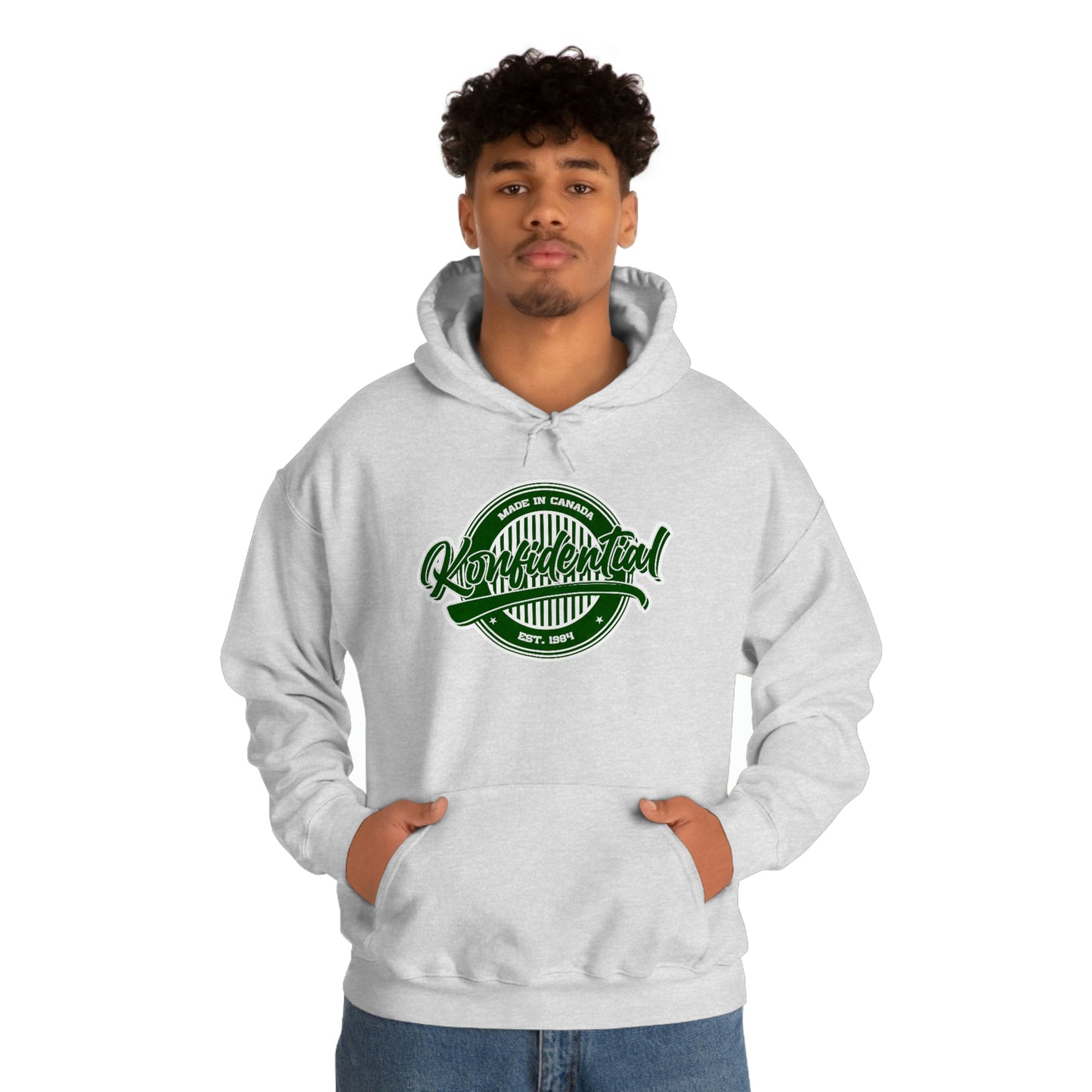 Konfidential Vintage Green Pullover Hoodie