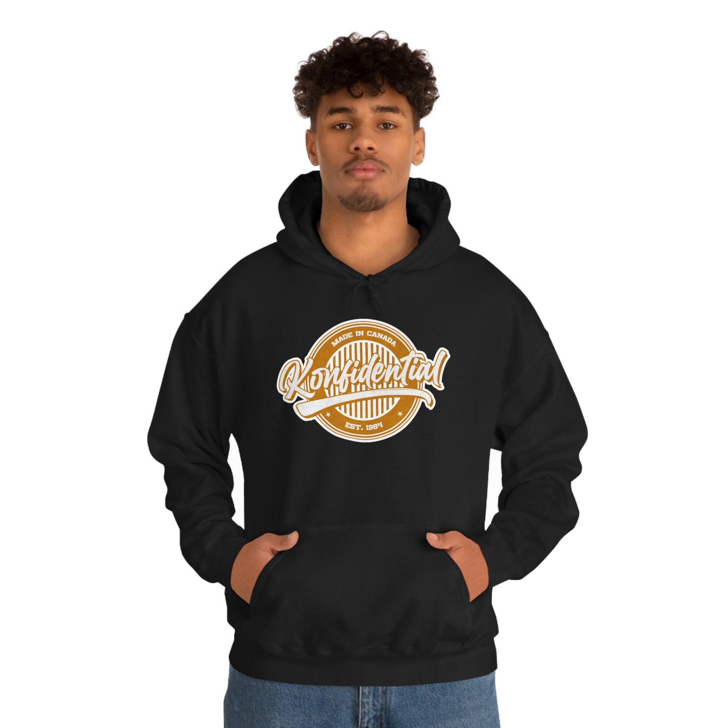 Konfidential Vintage Gold Pullover Hoodie