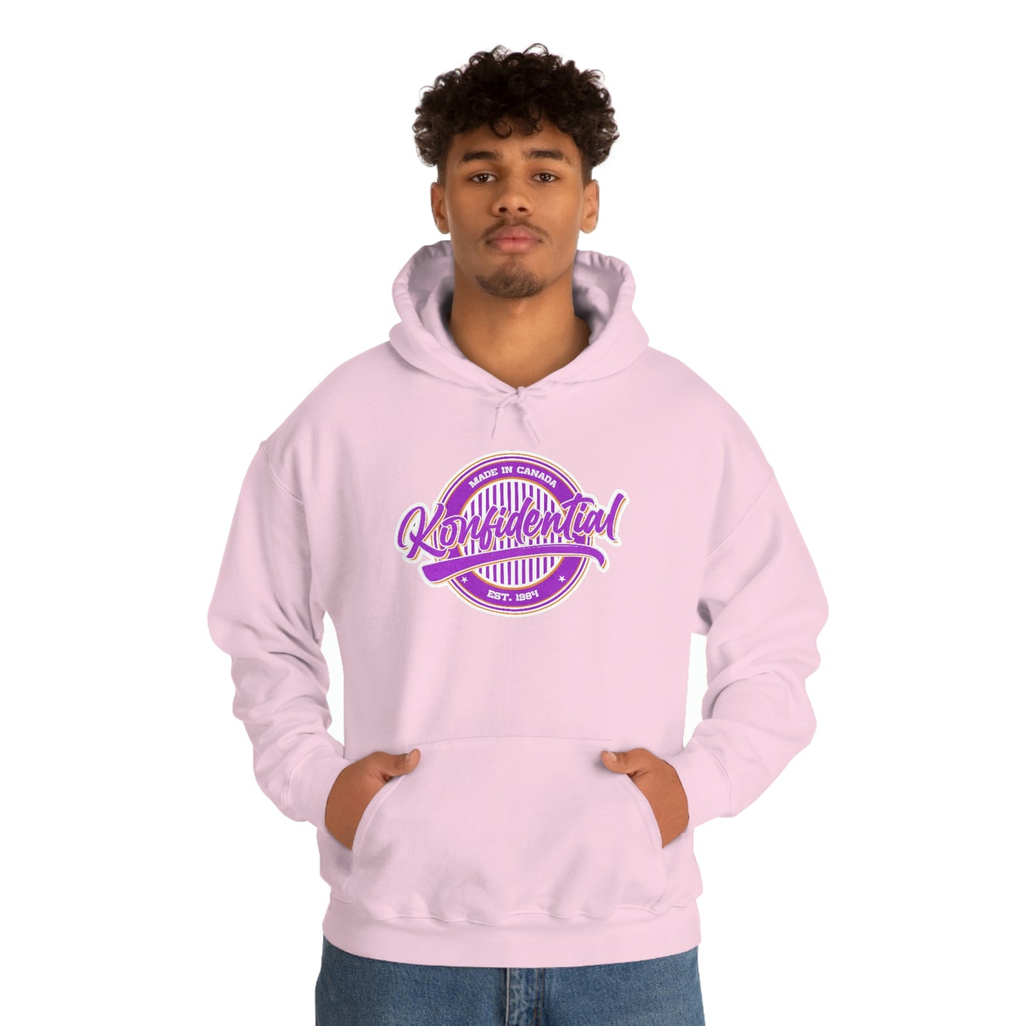 Konfidential Vintage Purple Pullover Hoodie