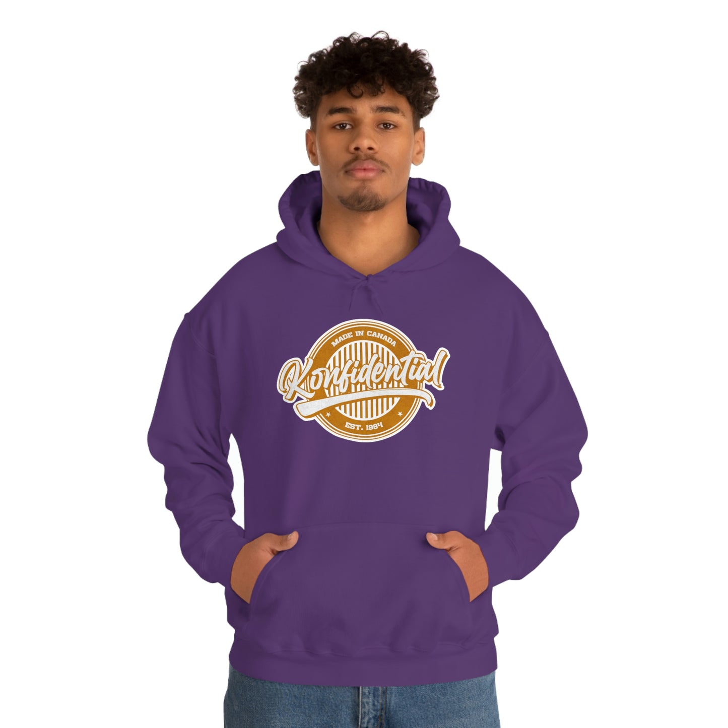 Konfidential Vintage Gold Pullover Hoodie