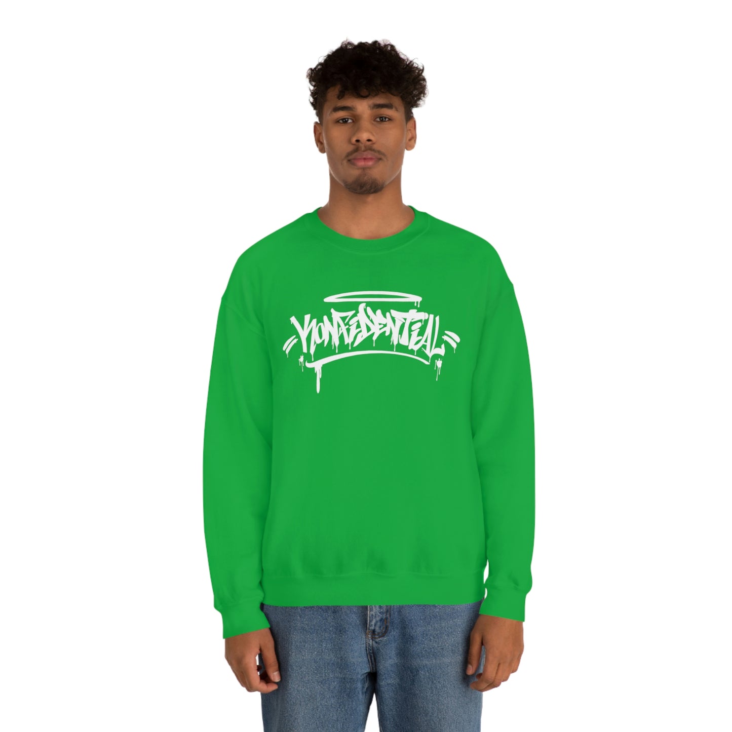 Konfidential Spray Tag Crewneck Sweatshirt