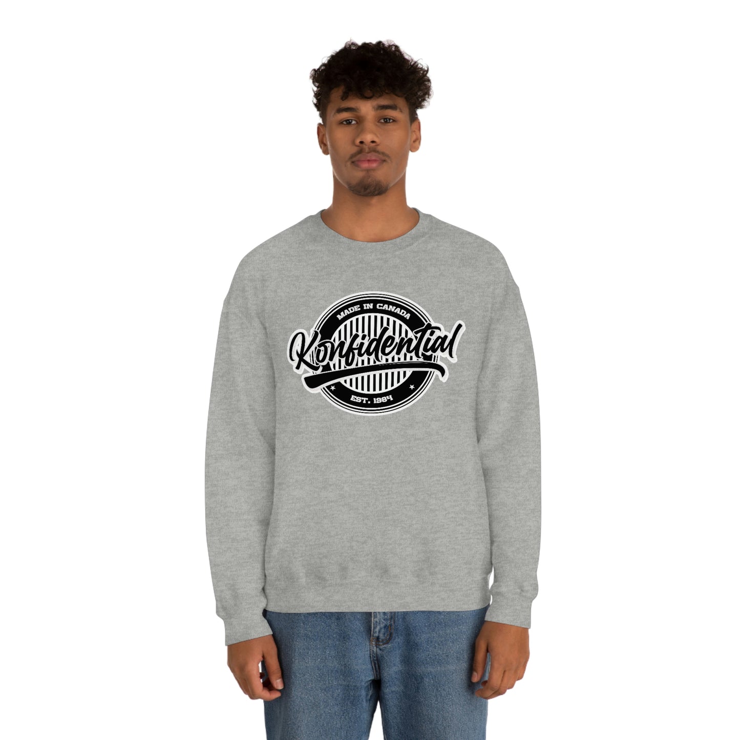 Konfidential Vintage Black Crewneck