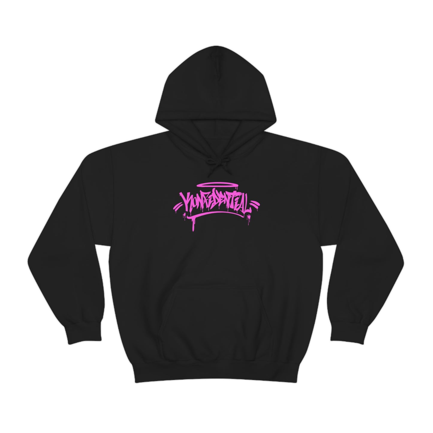 Konfidential Pink Spray Tag Pullover