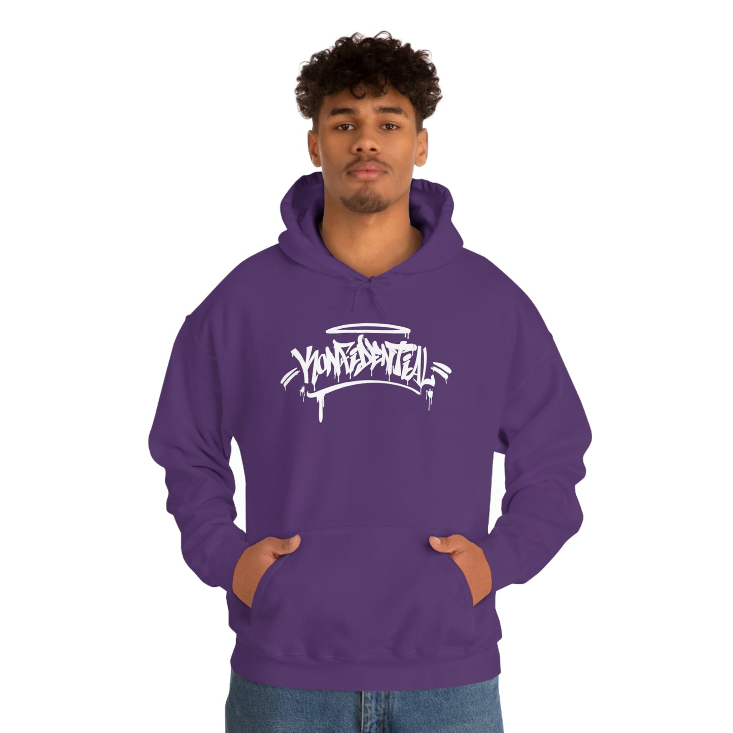 Konfidential Spray Tag Pullover Hoodie