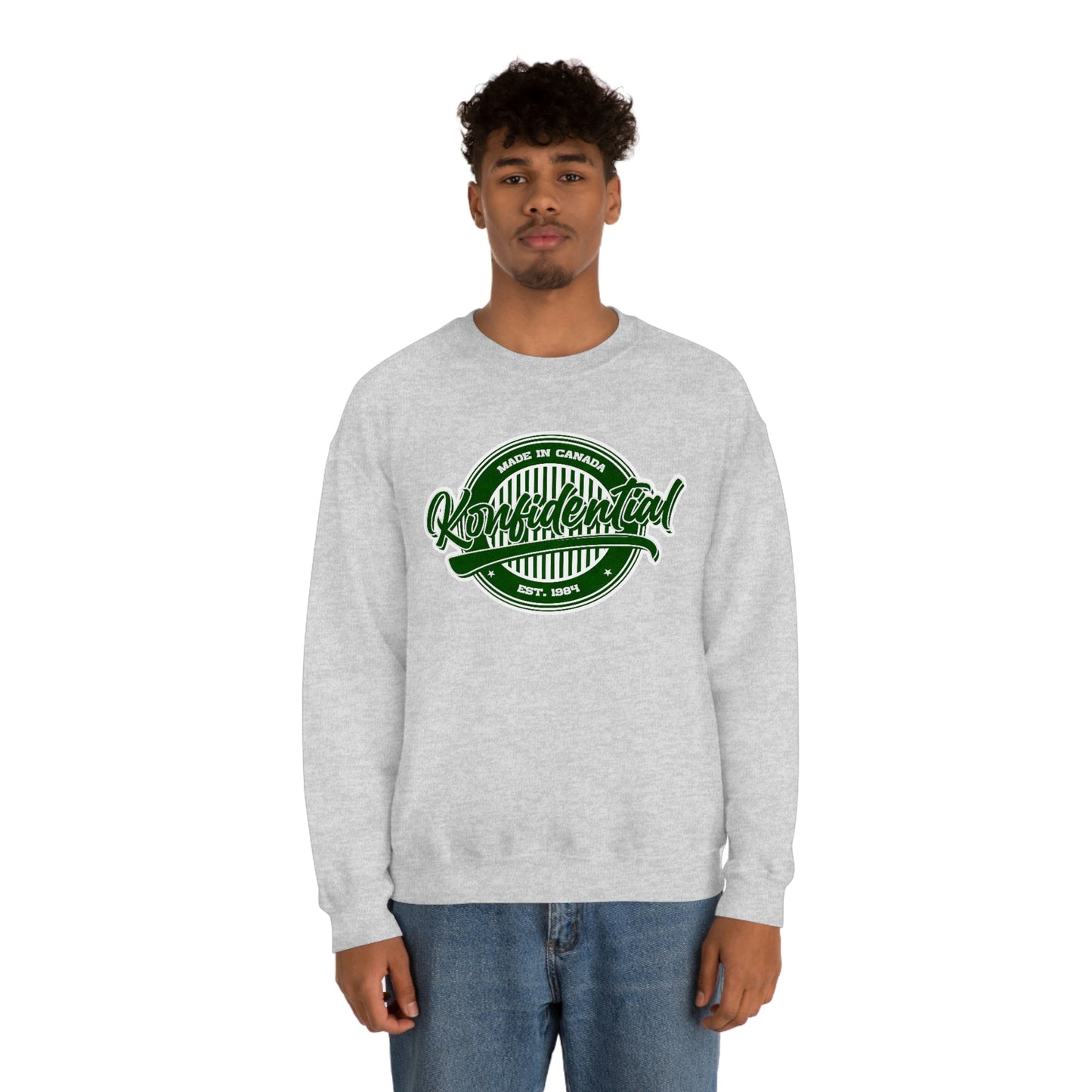 Konfidential Vintage Green Crewneck