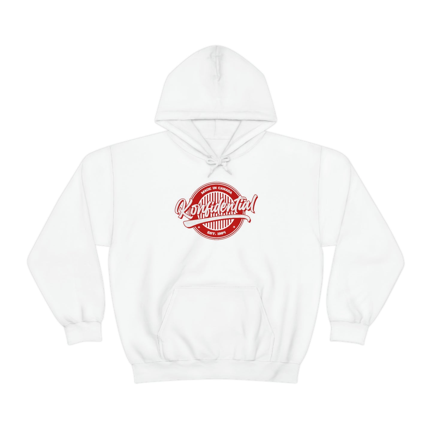 Konfidential Vintage Red Pullover Hoodie