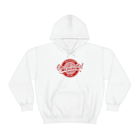 Konfidential Vintage Red Pullover Hoodie