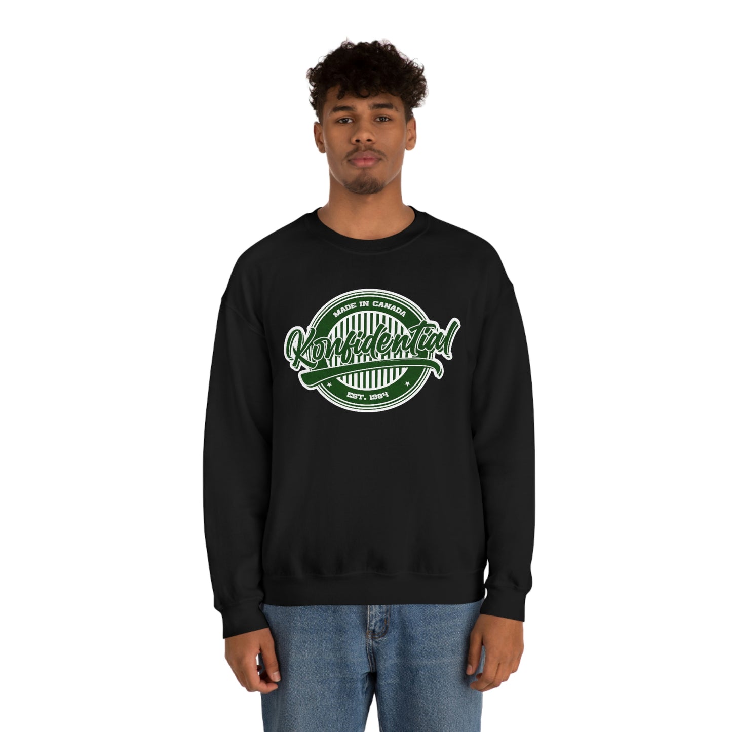 Konfidential Vintage Green Crewneck