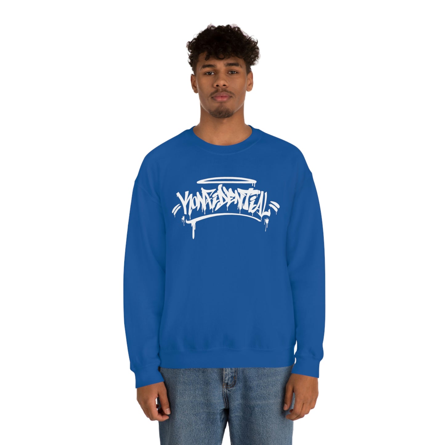 Konfidential Spray Tag Crewneck Sweatshirt