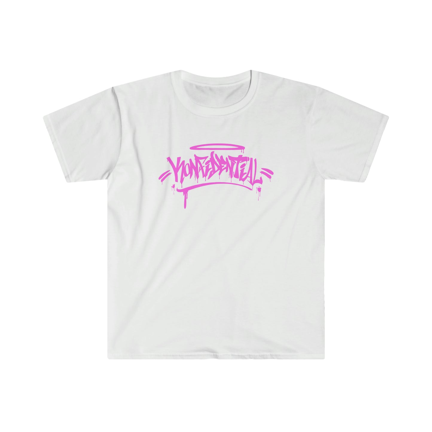 Konfidential Pink Spray Tag Tee