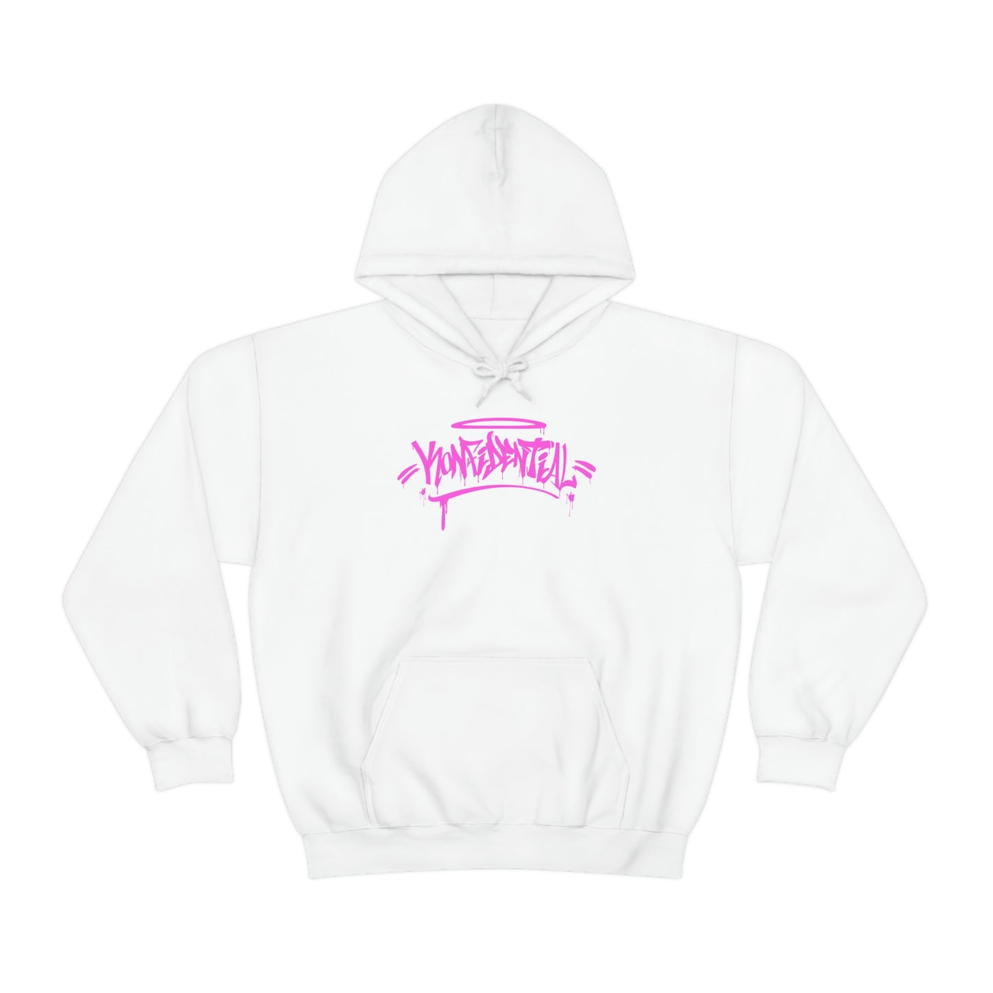 Konfidential Pink Spray Tag Pullover