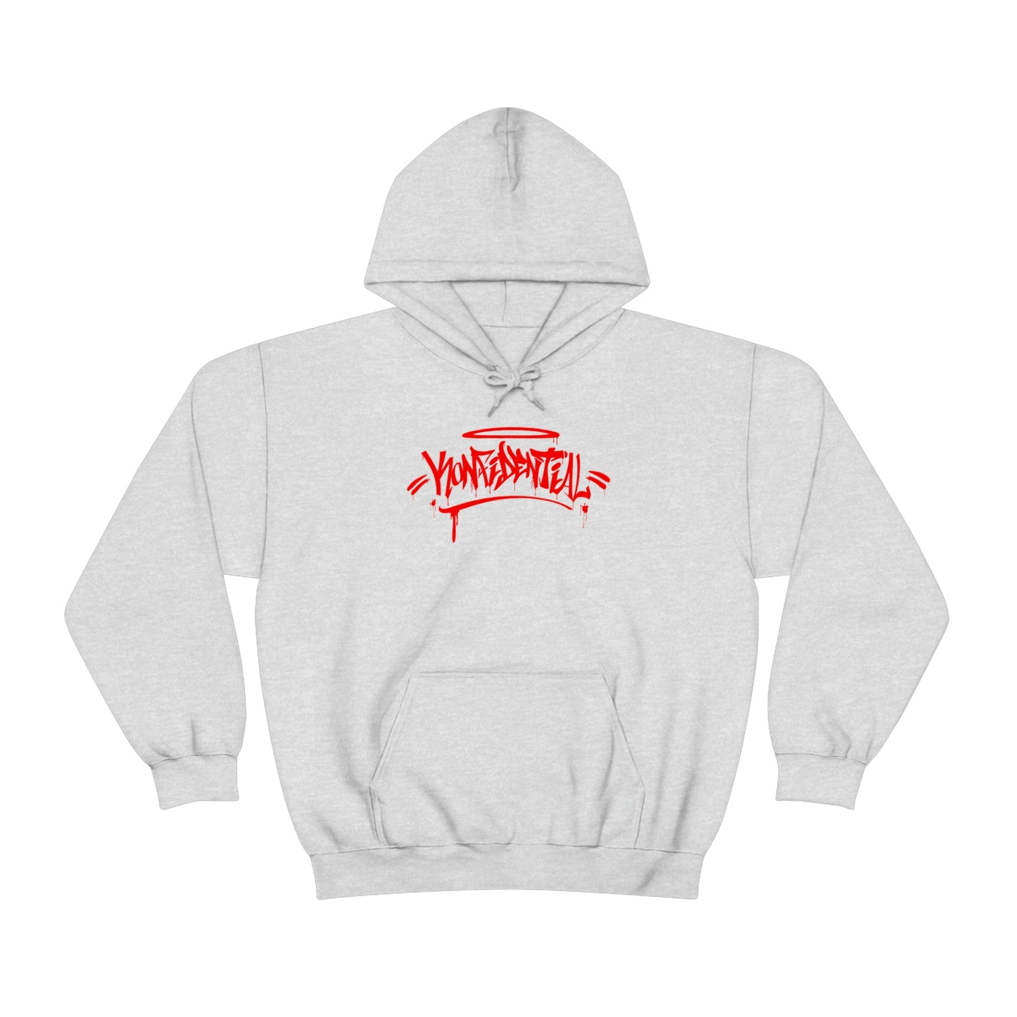 Konfidential Red Spray Tag Pullover