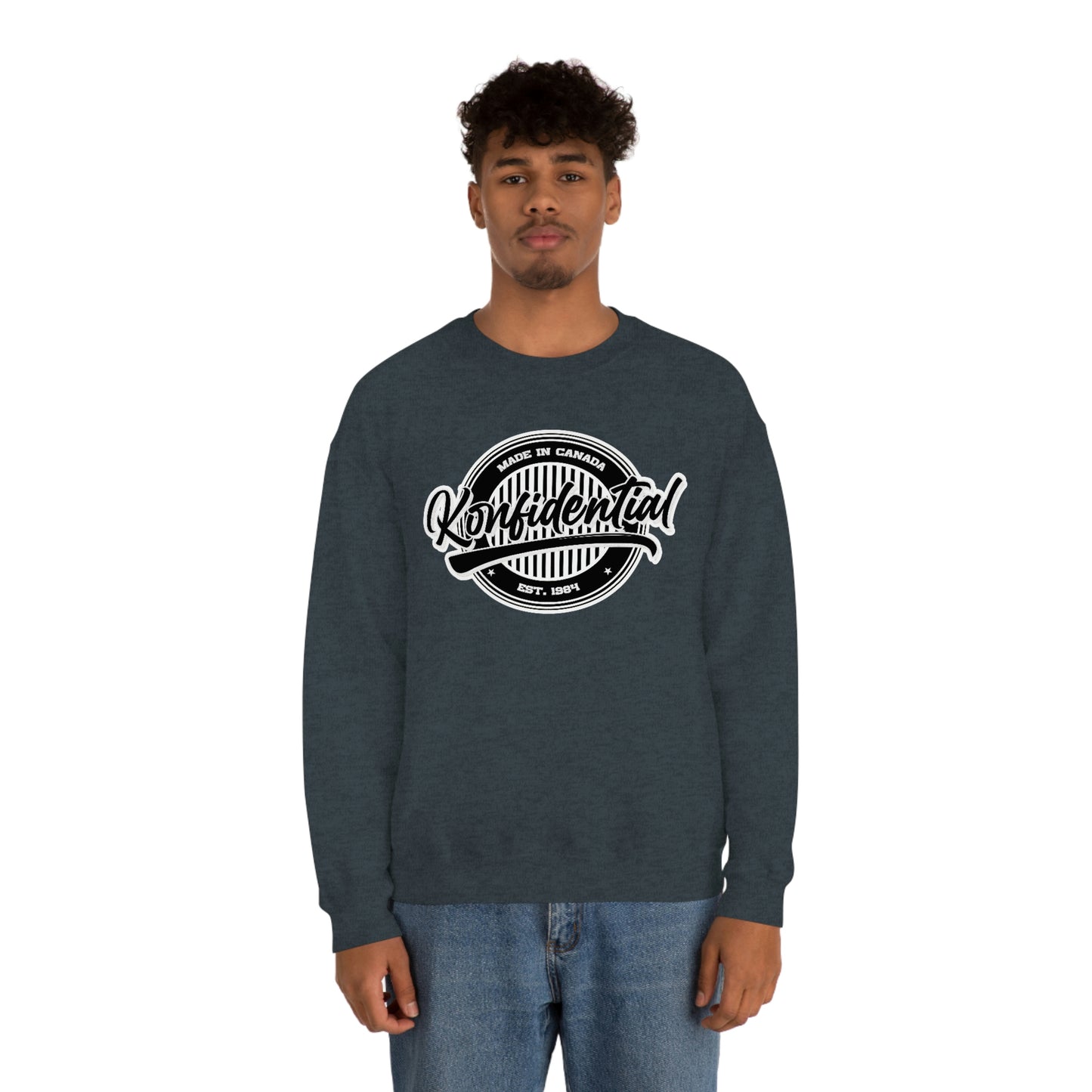 Konfidential Vintage Black Crewneck