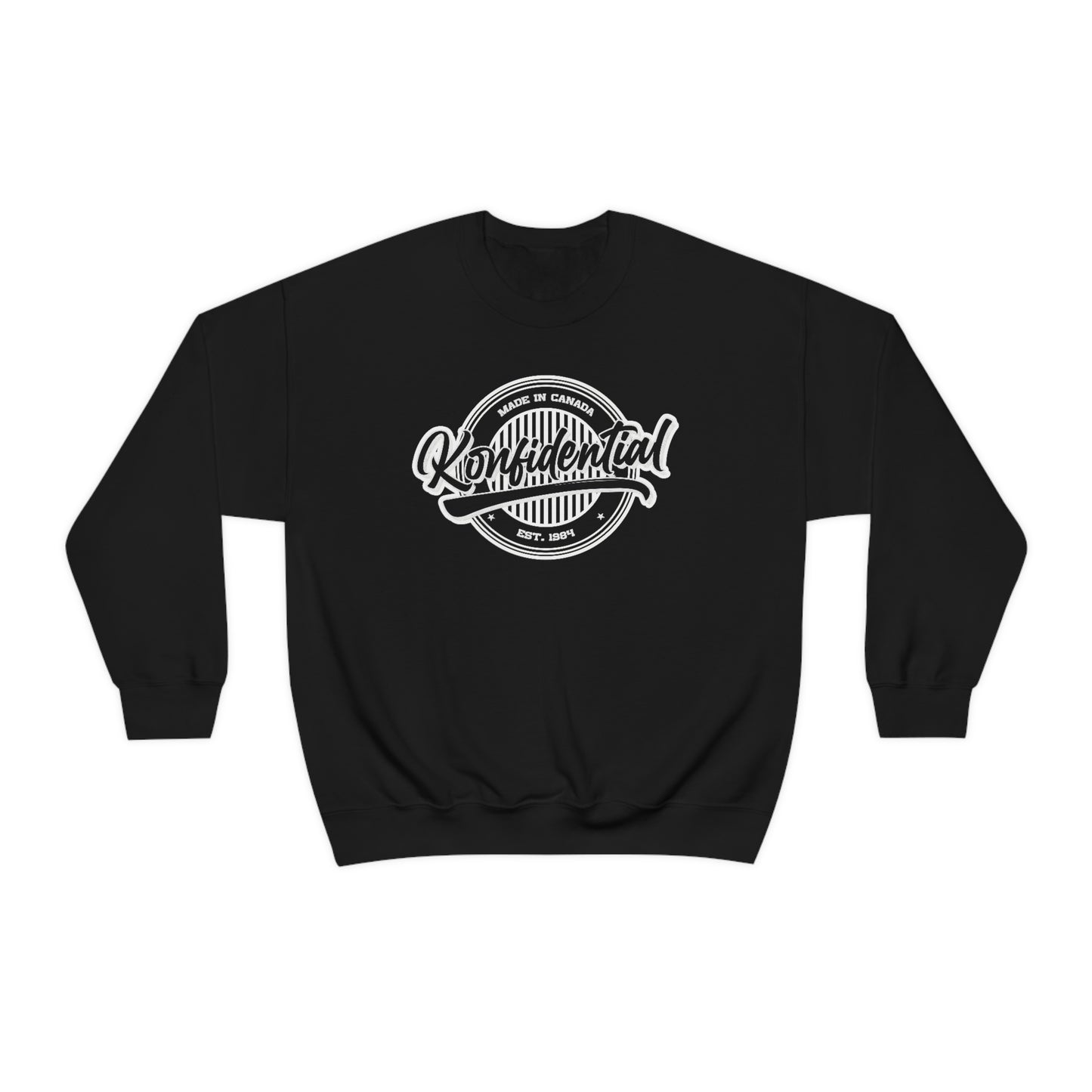 Konfidential Vintage Black Crewneck