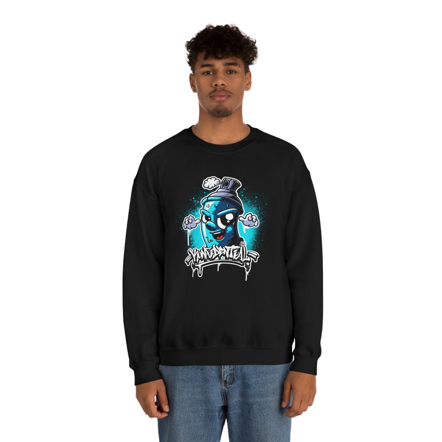 Konfidential Spray Can Crewneck Sweatshirt