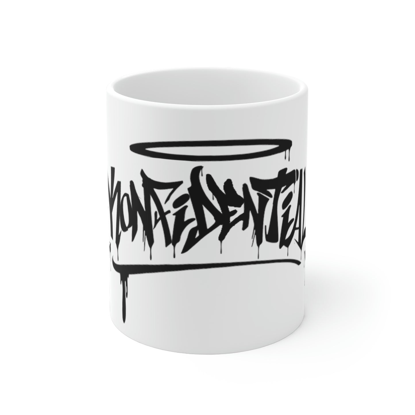 Konfidential Black Tag Mug